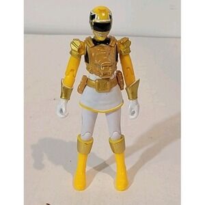 Power‎ Rangers Yellow Ranger Action Megaforce Action Figure Metallic Force 4"